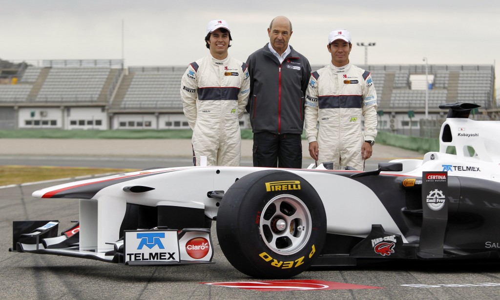Mobil Sauber C-30 Ferrari dipamerkan di Valencia