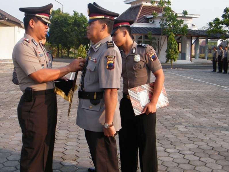 Jabatan Kasatlantas (SOLOPOS/Arif Fajar S)