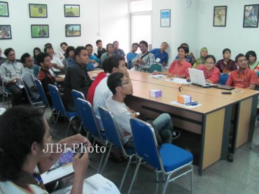 Technical Meeting Solo Luar Biasa, Rabu (17/10/2012), di Griya Solopos. Sebanyak 40 komunitas dan 10 lembaga kewirausahaan bergabung dalam Solo Luar Biasa gelaran SOLOPOS-Suzuki Nex. (Foto: JIBI/SOLOPOS)