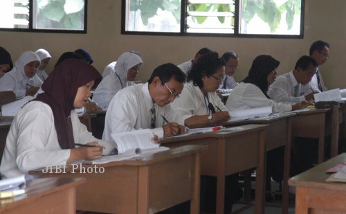 Ilustrasi ujian sertifikasi guru (Dok/JIBI/SOLOPOS)