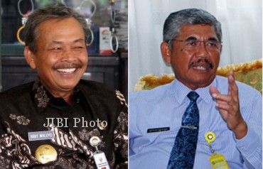 Bibit Waluyo (kiri) dan Sudijono Sastroatmodjo. (JIBI/SOLOPOS/dok)