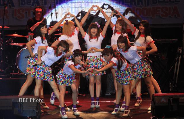Konser Cherrybelle di Solo, beberapa waktu lalu.