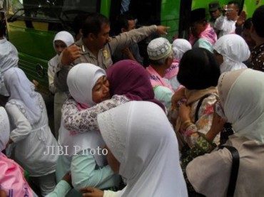 Ilustrasi pemberangkatan calon jemaah haji (Dok/JIBI/SOLOPOS)
