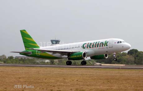 Ilustrasi pesawat maskapai penerbangan Citilink (JIBI/Solopos/Dok.)