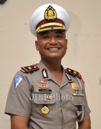 Juang Andi Priyanto saat menjabat Kasatlantas Poltabes Solo. (dok. SOLOPOS)