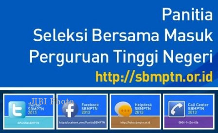 Pelbagai jalur Komunikasi yang disediakan Panitia SBMPTN demi mencegah penipuan. Namun tak sesuai janji, nomor call center yang dicantumkan itu tak diangkat kala dihubungi, Jumat-Minggu (5-7/7/2013).