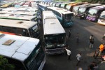 Ilustrasi bus mudik Lebaran (Dok/Solopos)