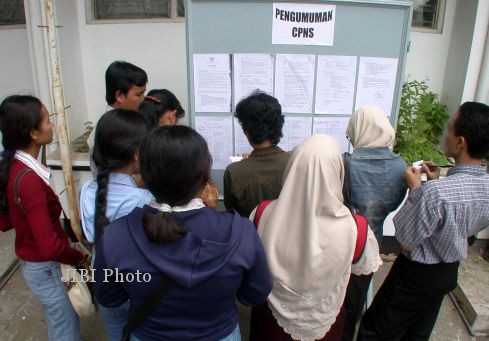 Ilustrasi pengumuman CPNS
