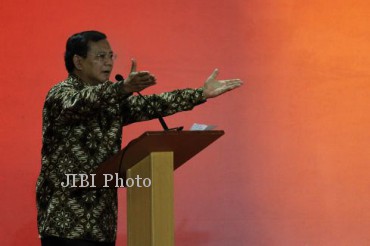 Ketua Dewan Pembina Partai Gerakan Indonesia Raya (Gerindra) Prabowo Subianto (JIBI/Solopos/Antara/Agung Rajasa)