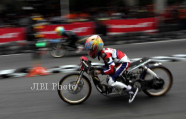Ilustrasi drag bike