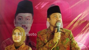 Pasangan calon bupati-wakil bupati (cabup-cawabup) Karanganyar, Paryono-Dyah Shintawati (Pasti). (Dok/JIBI/Solopos)