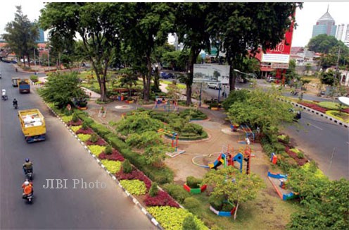 Ilustrasi taman kota (JIBI/Solopos/Dok.)