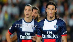 Dua bomber Paris Saint Germain (PSG), Zlatan Ibrahimovic (kiri), dan Edinson Cavani. dok (JIBI/Solopos/Reuters)