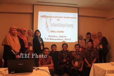Mahasiswa UGM yang ikut lomb di Jepang. (Istimewa)