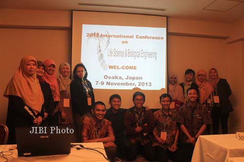 Mahasiswa UGM yang ikut lomb di Jepang. (Istimewa)