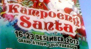 Publikasi Kampoeng Santa di Solo Paragon Lifestyle Mall (Twitter.com)