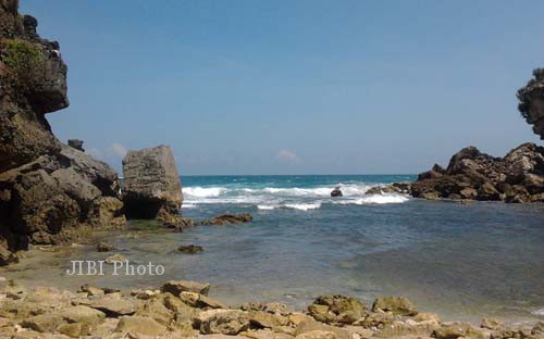 Pantai di Gunungkidul (JIBI/Harian Jogja/Kusnusl Isti Qomah)