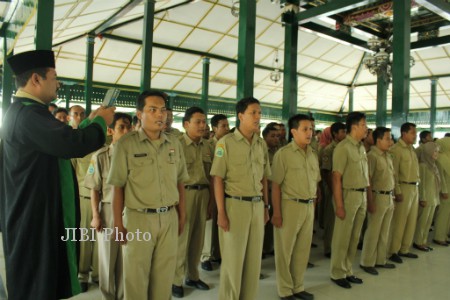 Pelantikan PNS Gunungkidul (JIBI/Harian Jogja/Ujang Hasanudin)