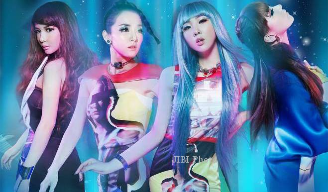 Ilustrasi album baru 2Ne1 bertajuk Crush (Allkpop.com)