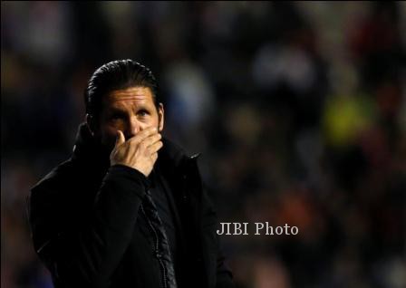 Pelatih Atletico Madrid, Diego Simeone. DokJIBI/Solopos/Reuters