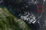 Ilustrasi pencitraan satelit atas lokasi hilangnya MH370 (marufish.com)