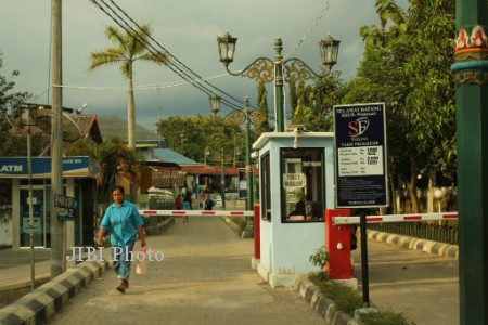 Loket masuk parkir di RSUD Wonosari Gunungkidul (JIBI/Harian Jogja/Ujang Hasanudin)