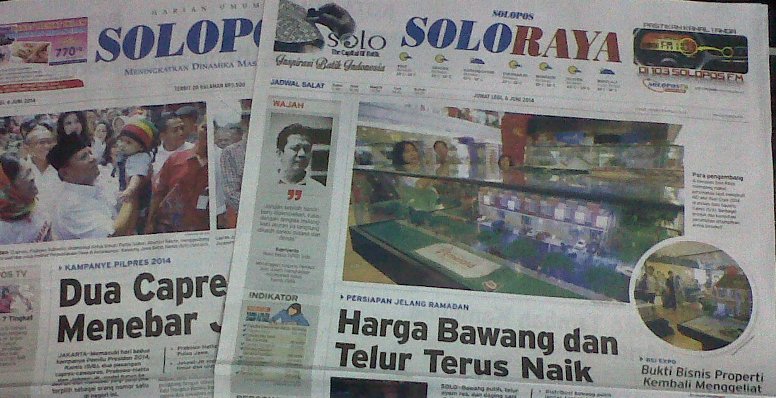 Halaman Soloraya Harian Umum Solopos Hari Ini Jumat 6 6 2014 Halaman Soloraya Harian Umum Solopos Hari Ini Jumat 6 6 2014