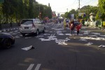 Sampah setelah pelaksaaan salat idul fitri di Gunungkidul. (David Kurniawan/JIBI/Harian Jogja)