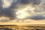 Awan di pantai Inggris menyerupai wajah (dailymail.co.uk)
