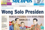 Halaman Depan Harian Umum Solopos edisi Rabu, 23 Juli 2014