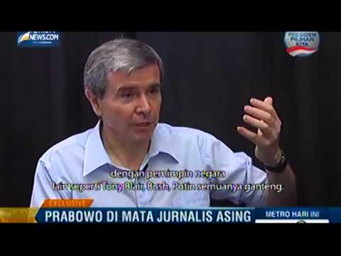 Allan Nairn dalam wawancara dengan Metro TV beberapa waktu lalu (Istimewa/Kaskus/Courtesy Youtube)