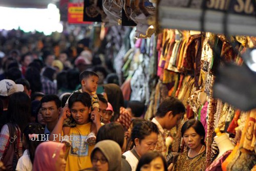 Pasar Beringharjo sesak (JIBI/Harian Jogja/Desi Suryanto)