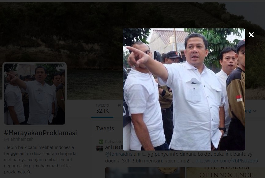 Akun twitter Fahri Hamzah (twitter.com)