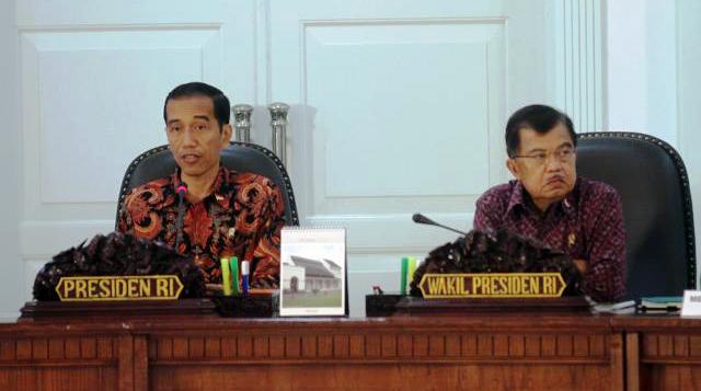 Sidang perdana Kabinet Kerja, Senin (27/10/2014). (Yayus Yuswoprihanto/JIBI/Bisnis)