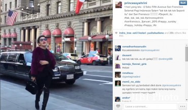 Syahrini Bikin “Tak Tok Seperti Itu” di San Francisco
