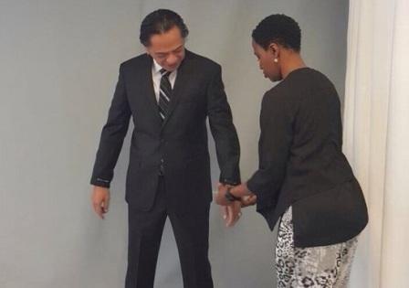 Foto Ray Sahetapy sedang proses shooting Captain America Civil War, di Atlanta (Path.com/@joshualeonheart)