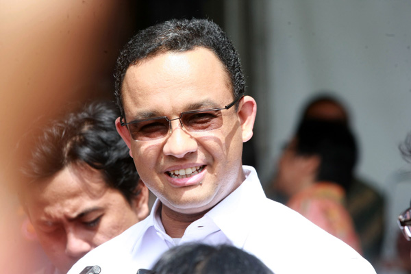 JIBI/Harian Jogja/Desi Suryanto Menteri Pendidikan dan Kebudayaan (Mendikbud), Anies Baswedan, Bantul, DI. Yogyakarta, Senin (04/05/2015).
