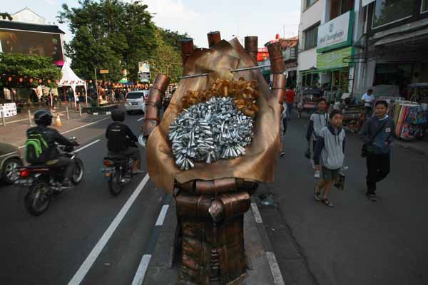 Karya Seni Instalasi di Malioboro (JIBI/Harian Jogja/Desi Suryanto)