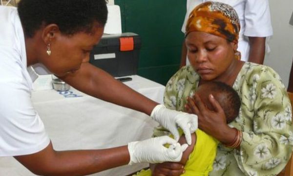 Ilustrasi vaksinasi malaria (Telegraph)