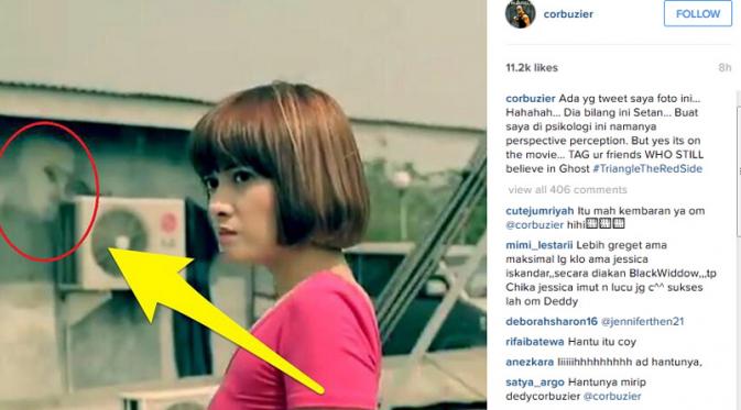 INSTAGRAM ARTIS : Ada Penampakan Misterius di Foto Chika Jessica 