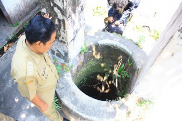 Kondisi sumur warga Trucuk, Klaten. (Ponco Suseno/JIBI/Solopos)