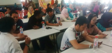 Briefing sukarelawan Kelas Inspirasi 3 Madiun di Aula Telkom Kota Madiun, Satu (5/9/2015). (R. Wibisono/JIBI/Madiunpos.com)