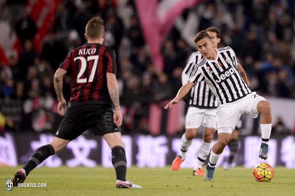 Juventus vs AC Milan (Twitter)