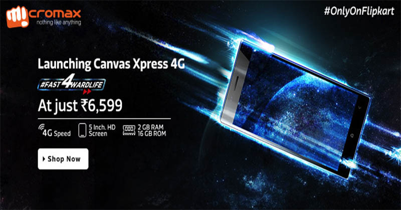 Smartphone 4G Bikinan Micromax. (Istimewa)