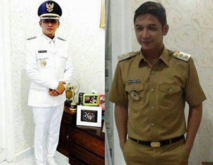 Foto Pasha Ungu saat mengenakan seragam PNS sebagai Wakil Wali Kota Palu (Instagram.com)