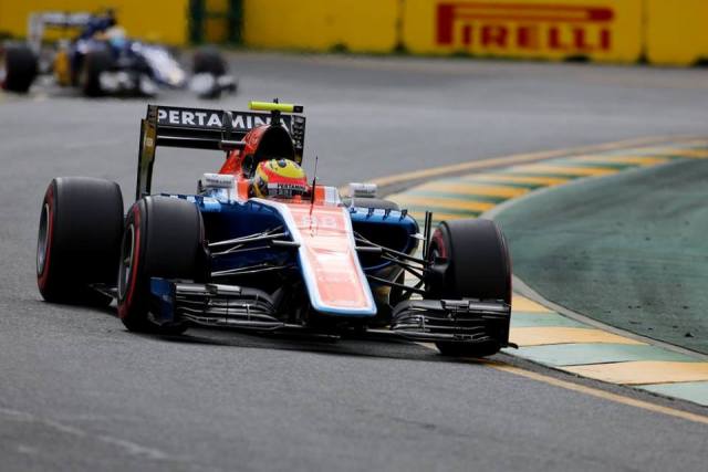Rio Haryanto di kualifikasi GP Australia di Sirkuit Alber Park, Melbourne, Sabtu (19/3/2016). (Istimewa/Manor Racing)