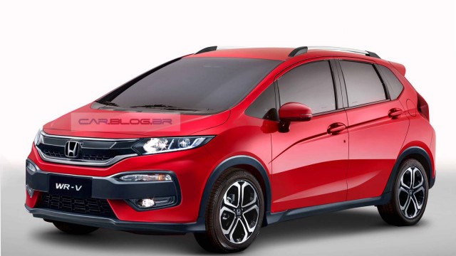 Sketsa digital Honda WR-V. (Carblog.br)