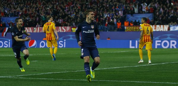 Atletico Madrid vs Barca (Twitter)