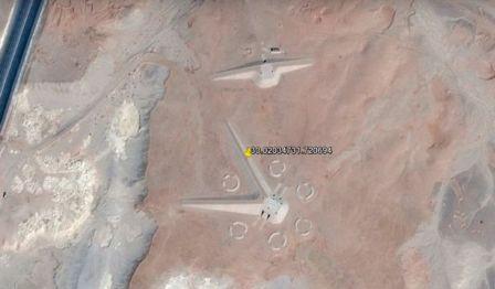 Bangunan aneh tertangkap di Mesir (Google Earth)