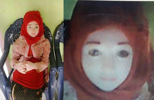 Boneka diduga jelmaan bidadari. (Twitter.com)